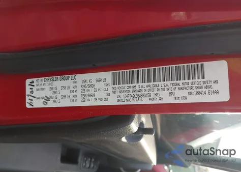 2011 Dodge Nitro Heat from USA, damaged, VIN 1D4PT4GK3BW603158